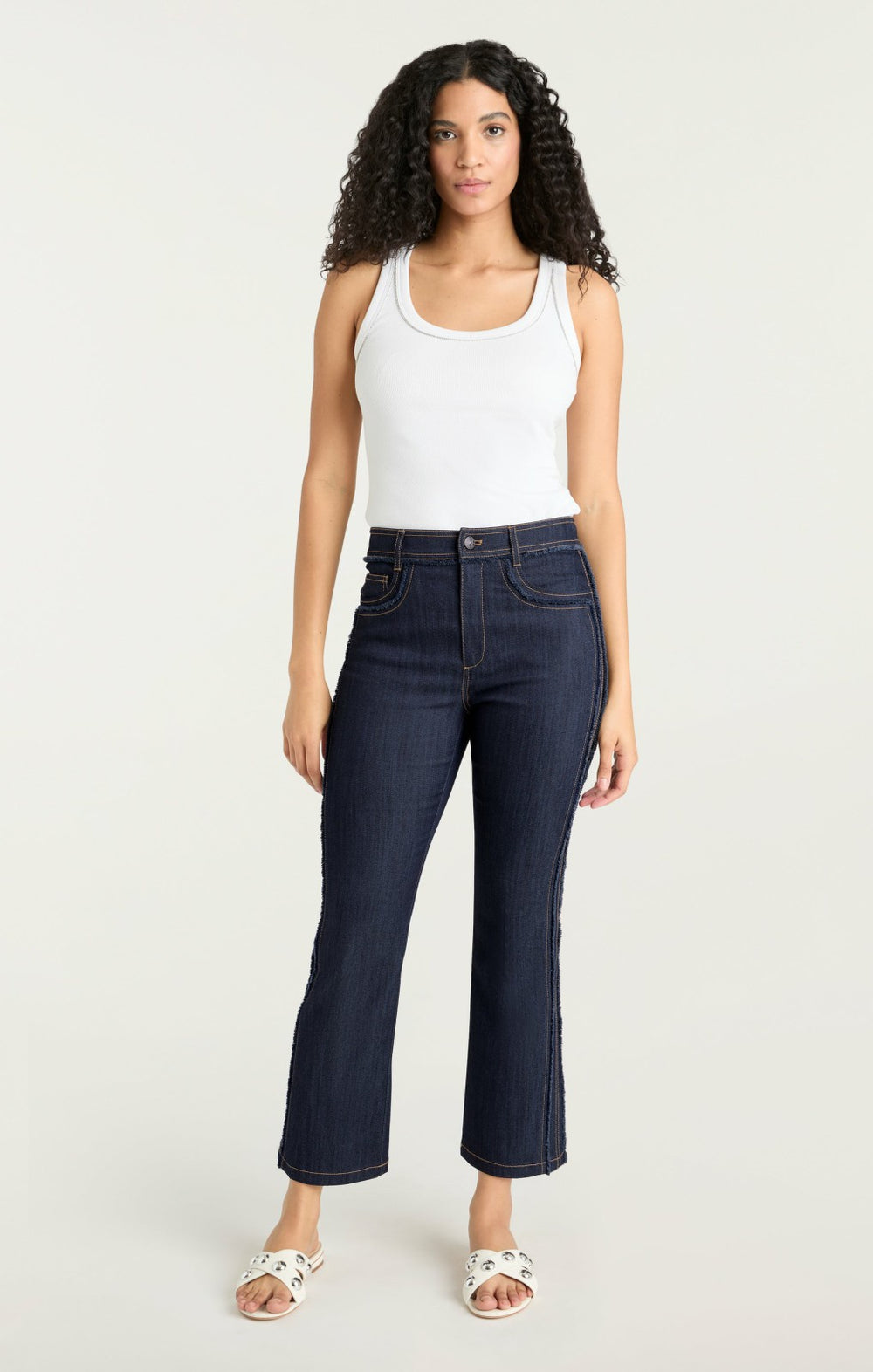 Cropped Sallie Pant Indigo