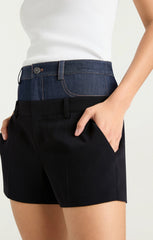 Dionne Short Black/Indigo