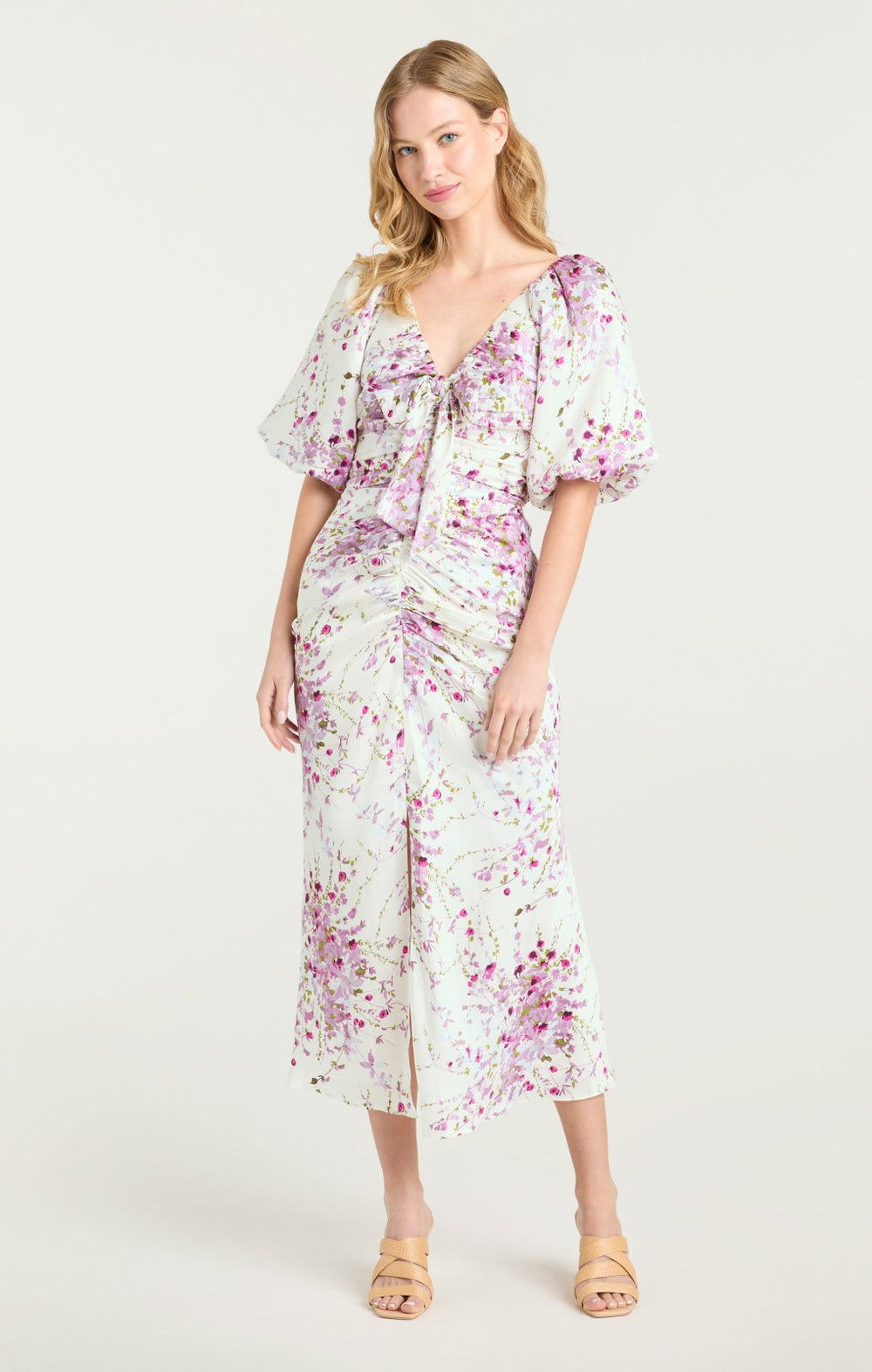 Midsummer Bloom Brenton Dress Ivory Multi