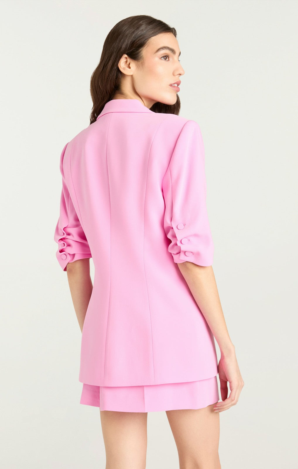 Short Sleeve Khloe Blazer Magenta Mist