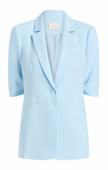 Short Sleeve Khloe Blazer Whispering Sky Multi