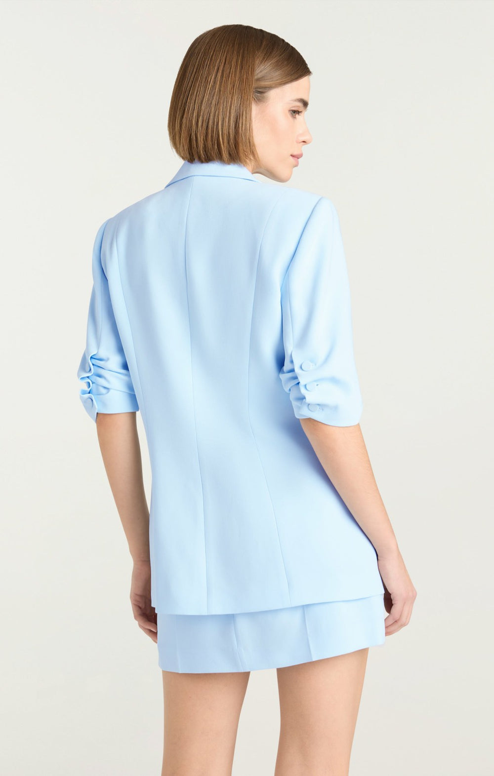 Short Sleeve Khloe Blazer Whispering Sky Multi