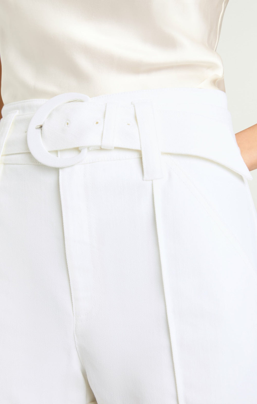 Denim Aldi Short White