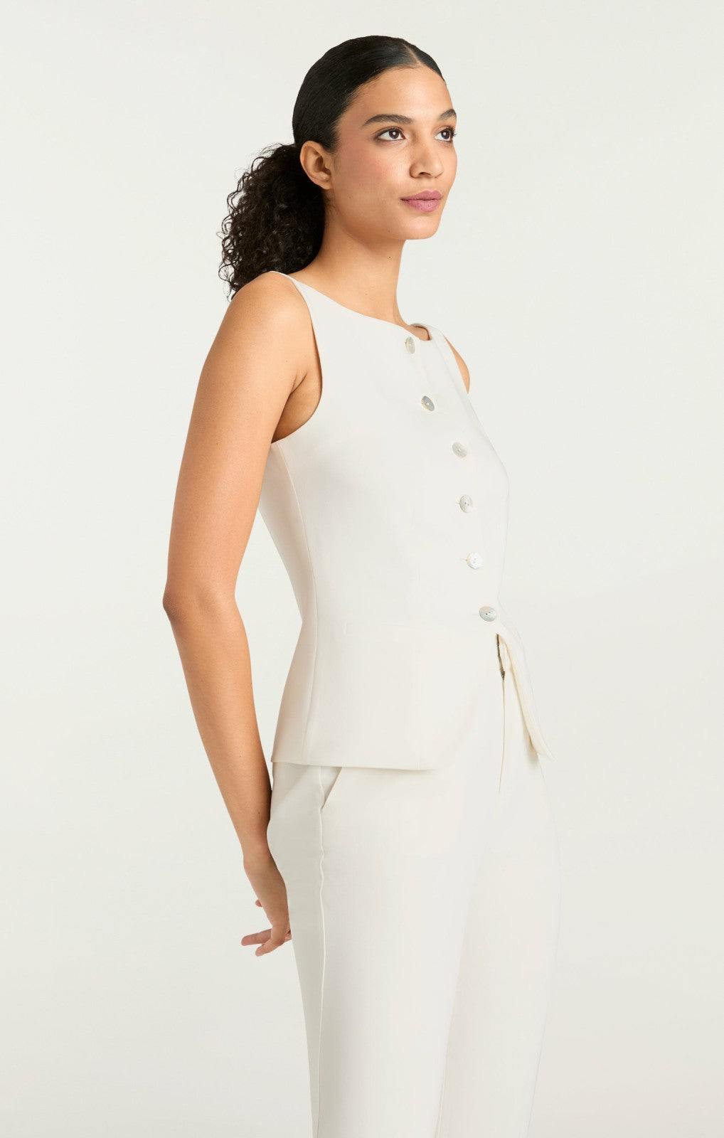 Lemonis Vest Ivory