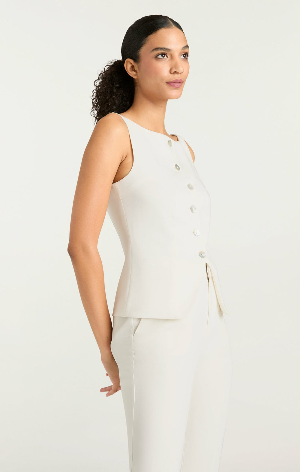 Lemonis Vest Ivory